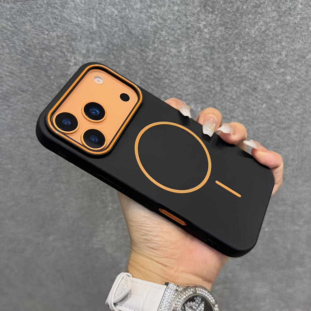 Funda Magnética Mate de Lujo con Carga Inalámbrica para iPhone