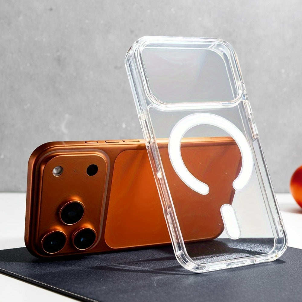 Funda Transparente Magnética con Carga Inalámbrica para iPhone