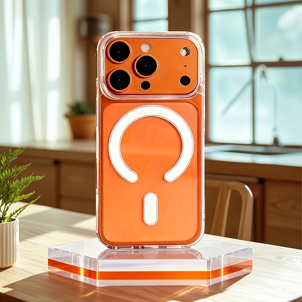 Funda Transparente Magnética con Carga Inalámbrica para iPhone