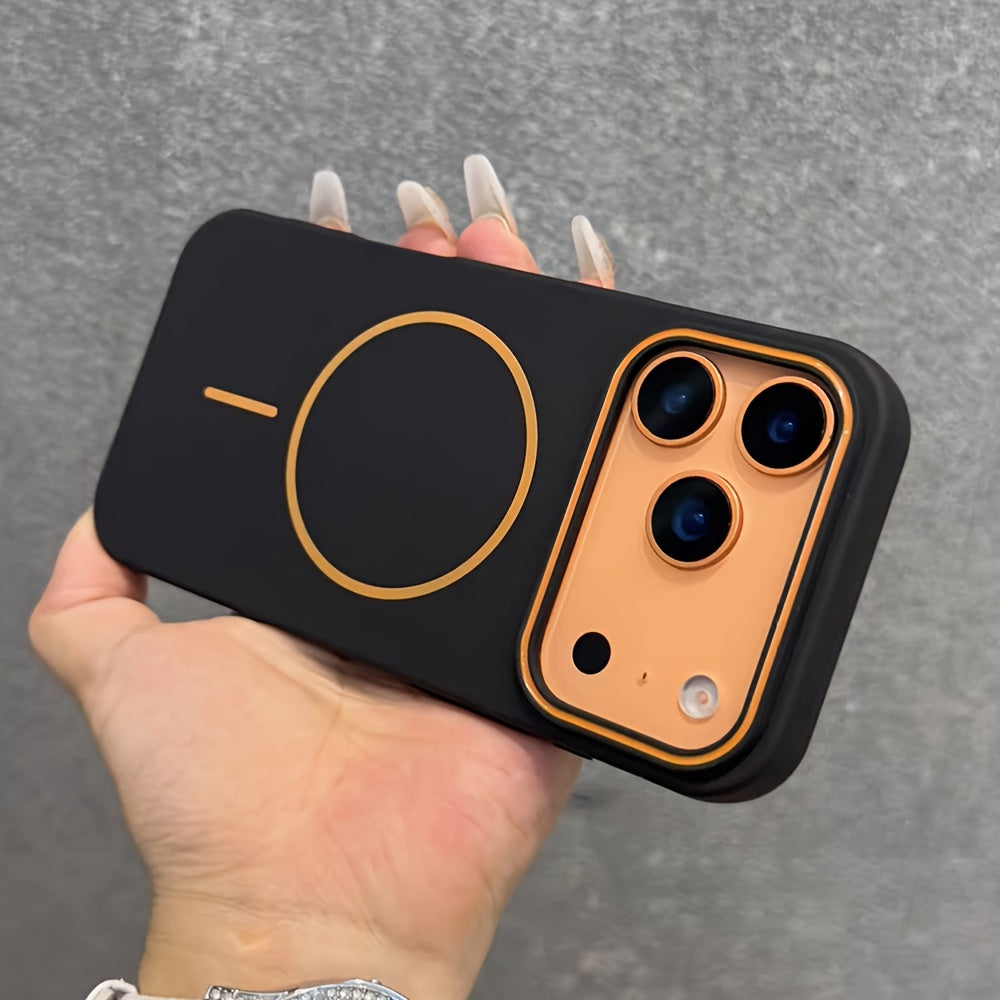 Funda Magnética Mate de Lujo con Carga Inalámbrica para iPhone