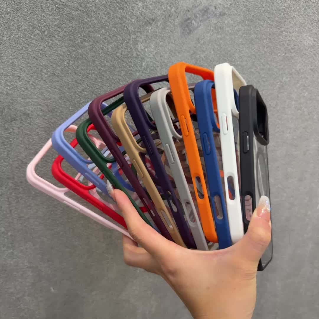 Funda Transparente Antigolpes con Correa y Carga Inalámbrica para iPhone