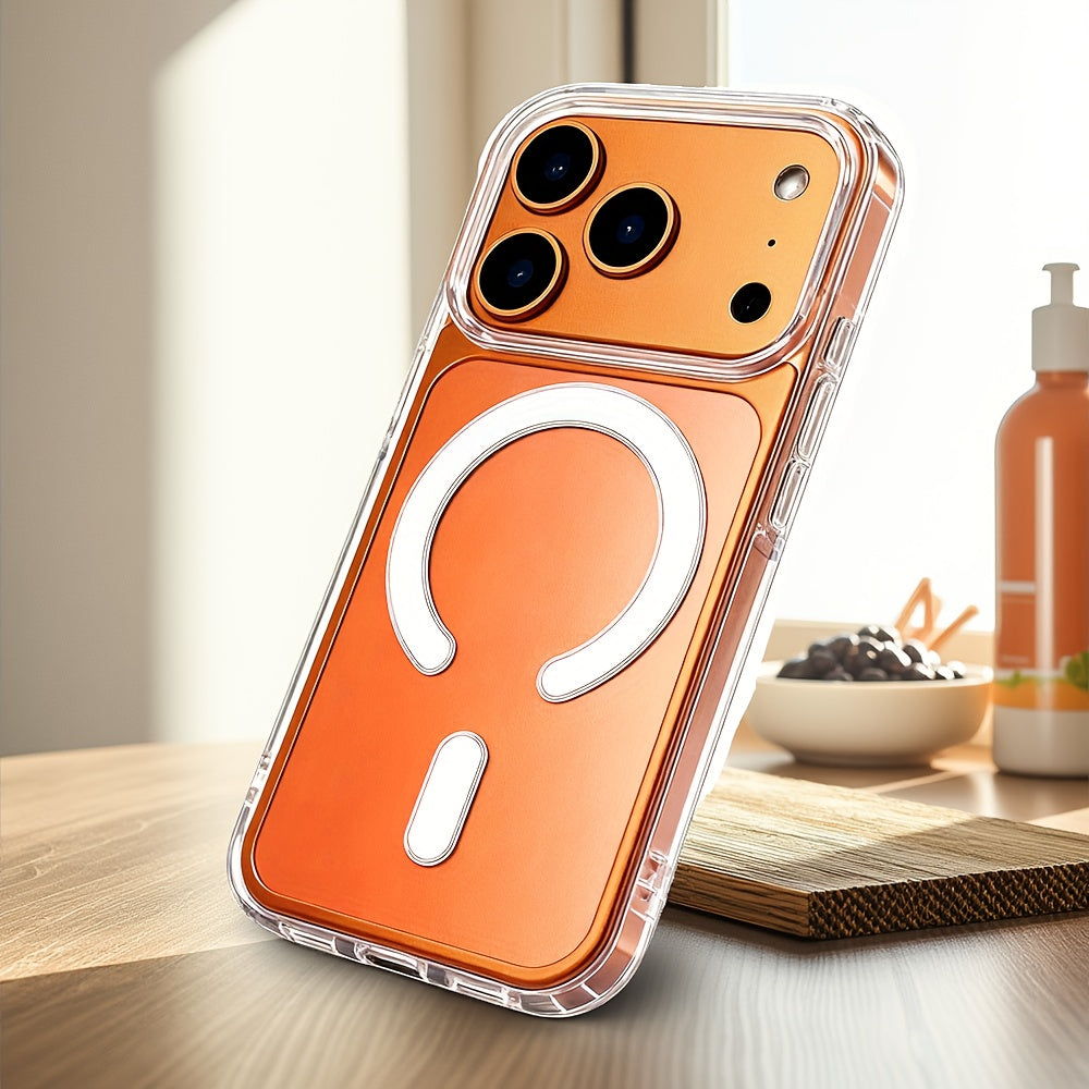 Funda Transparente Magnética con Carga Inalámbrica para iPhone