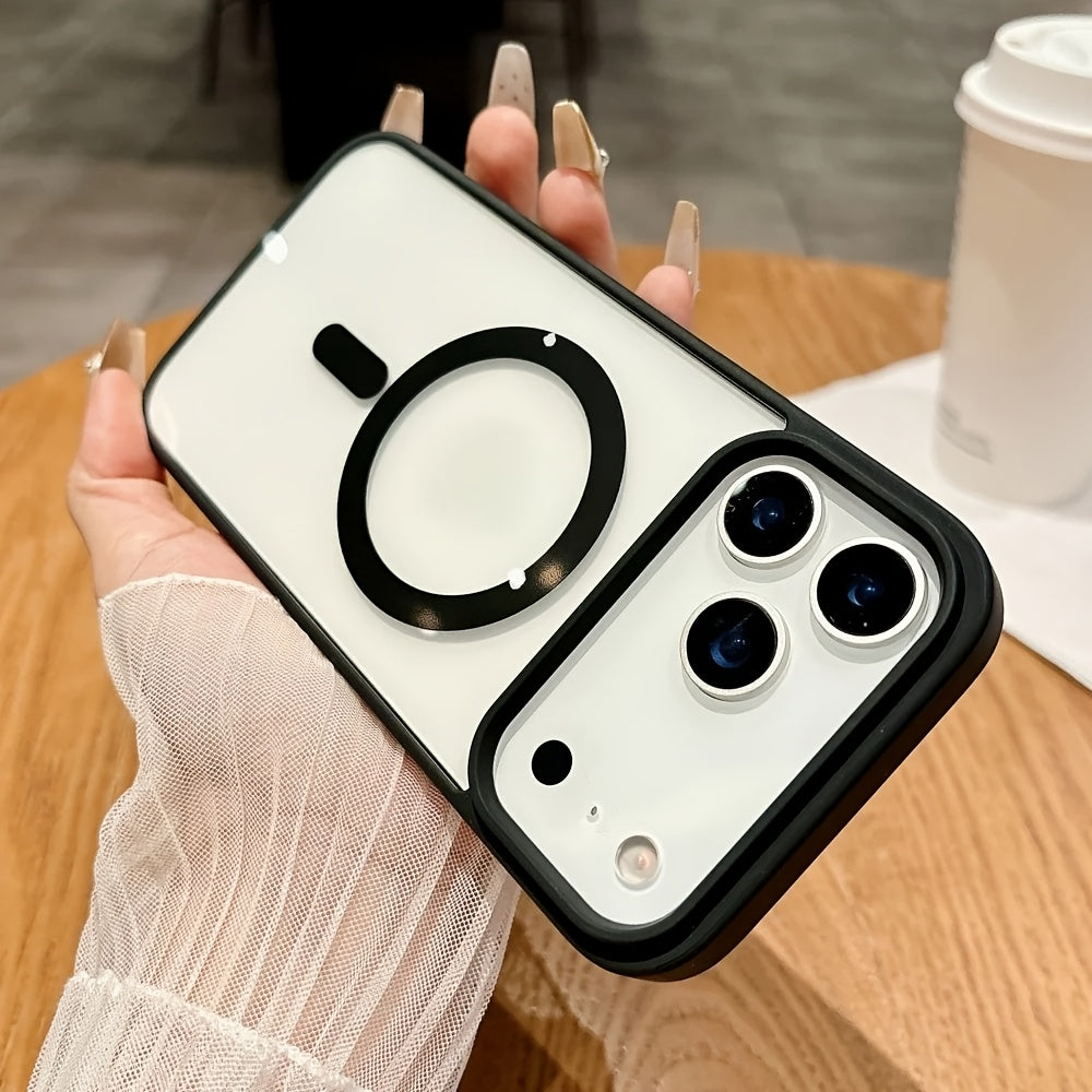 Funda Transparente Magnética de Lujo Antigolpes para iPhone