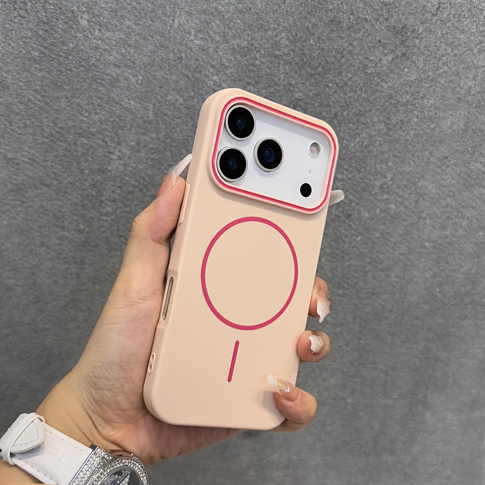 Funda Magnética Mate de Lujo con Carga Inalámbrica para iPhone